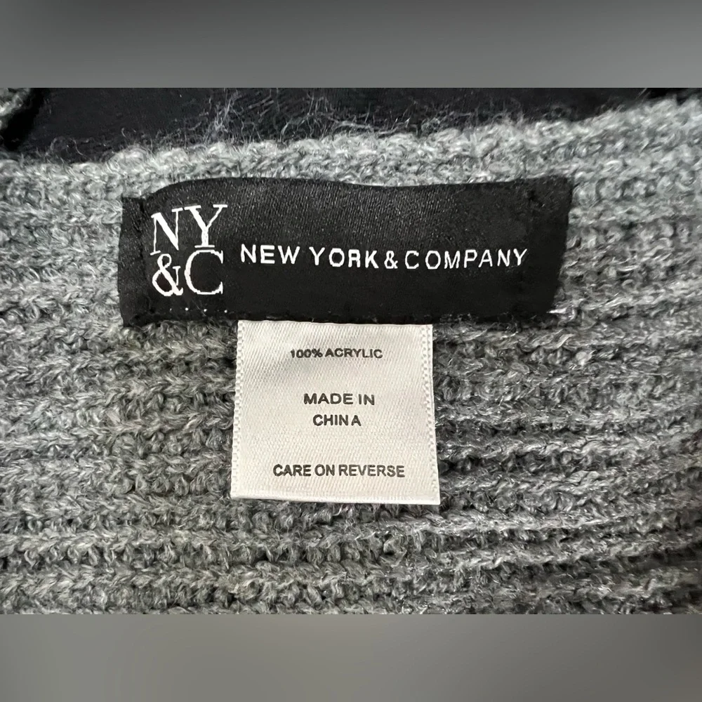New York & Company Grey Scarf